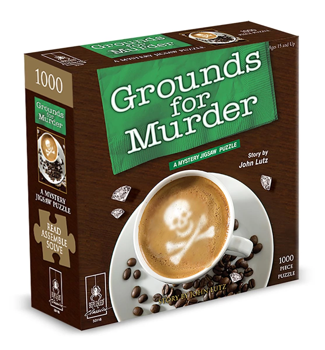 Coupon 😉 University Games 1000 Pieces Grounds For Murder 🛒