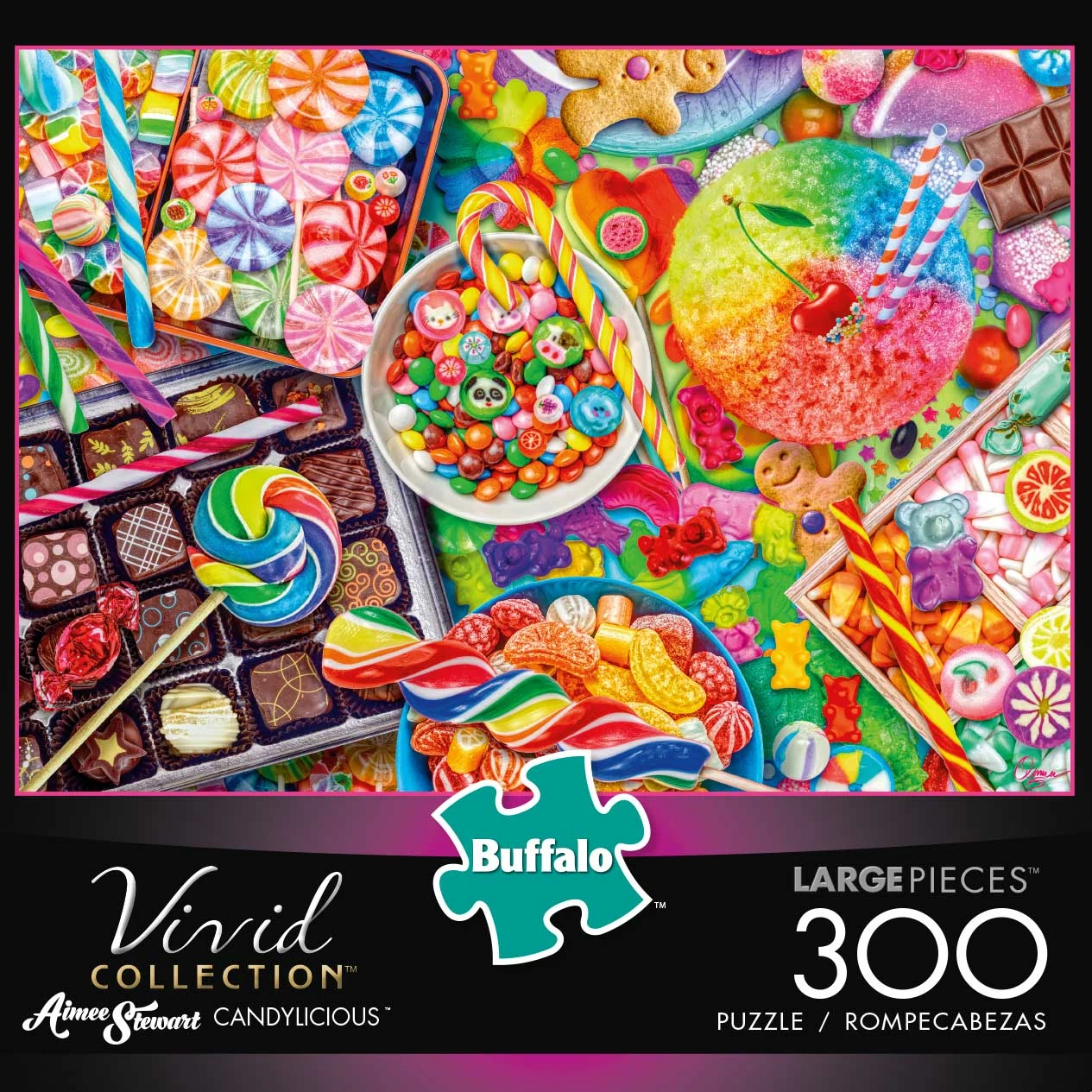 Best Pirce βοΈ Buffalo Games 300 Pieces π¬ Candylicious π― - Image 2