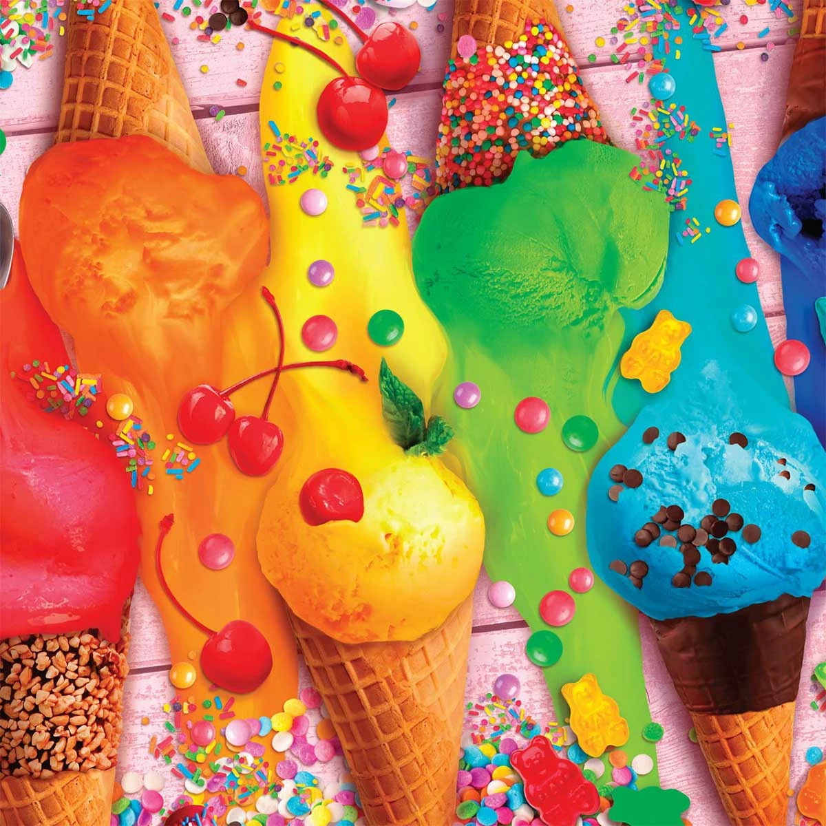 Cheap β€οΈ Buffalo Games 300 Pieces Scoops Of Color π