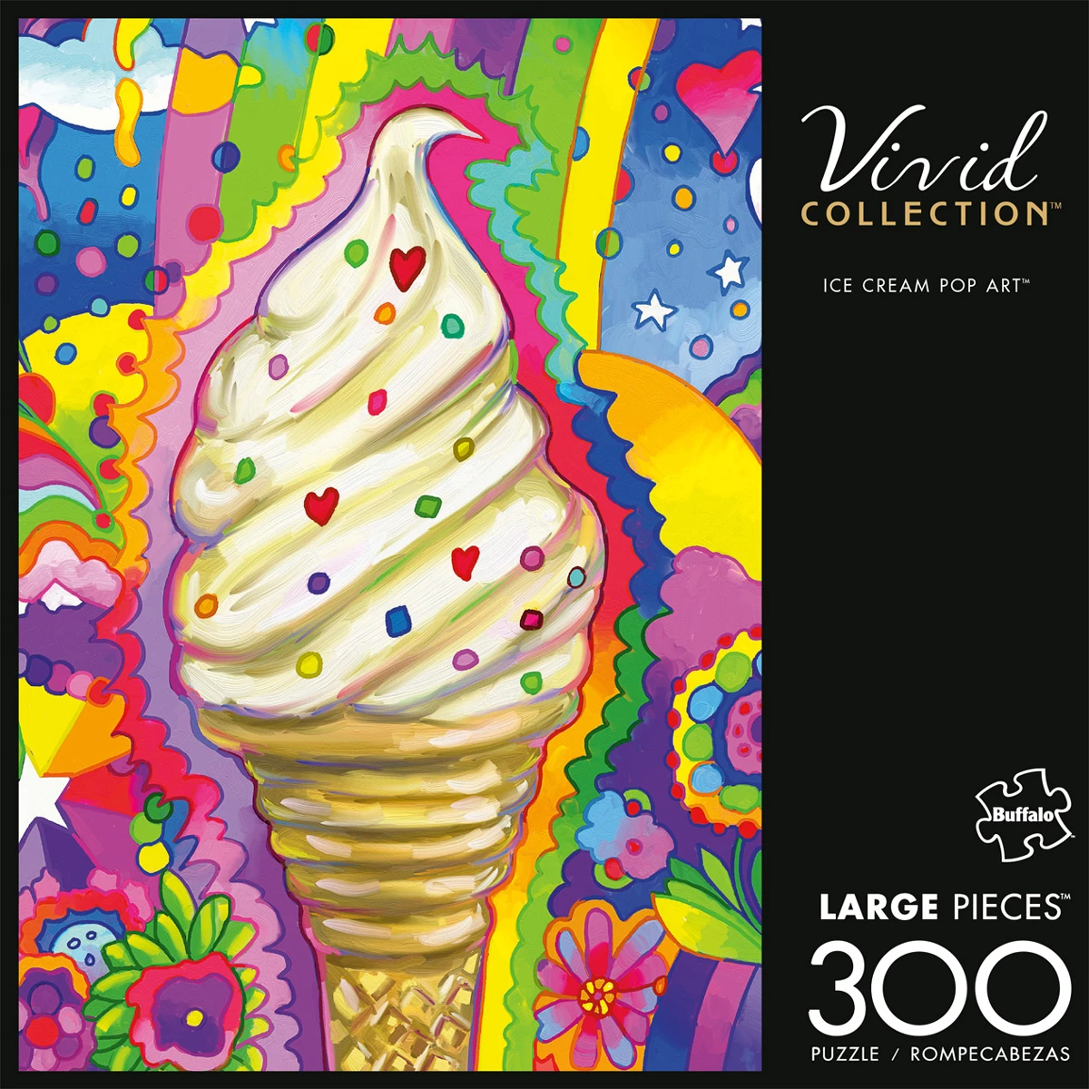 Promo ⌛ Buffalo Games 300 Pieces Ice Cream Pop Art ✔️ - Image 2