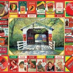 Promo 🎉 Springbok 1000 Pieces Coca Cola Gameboard 🌟