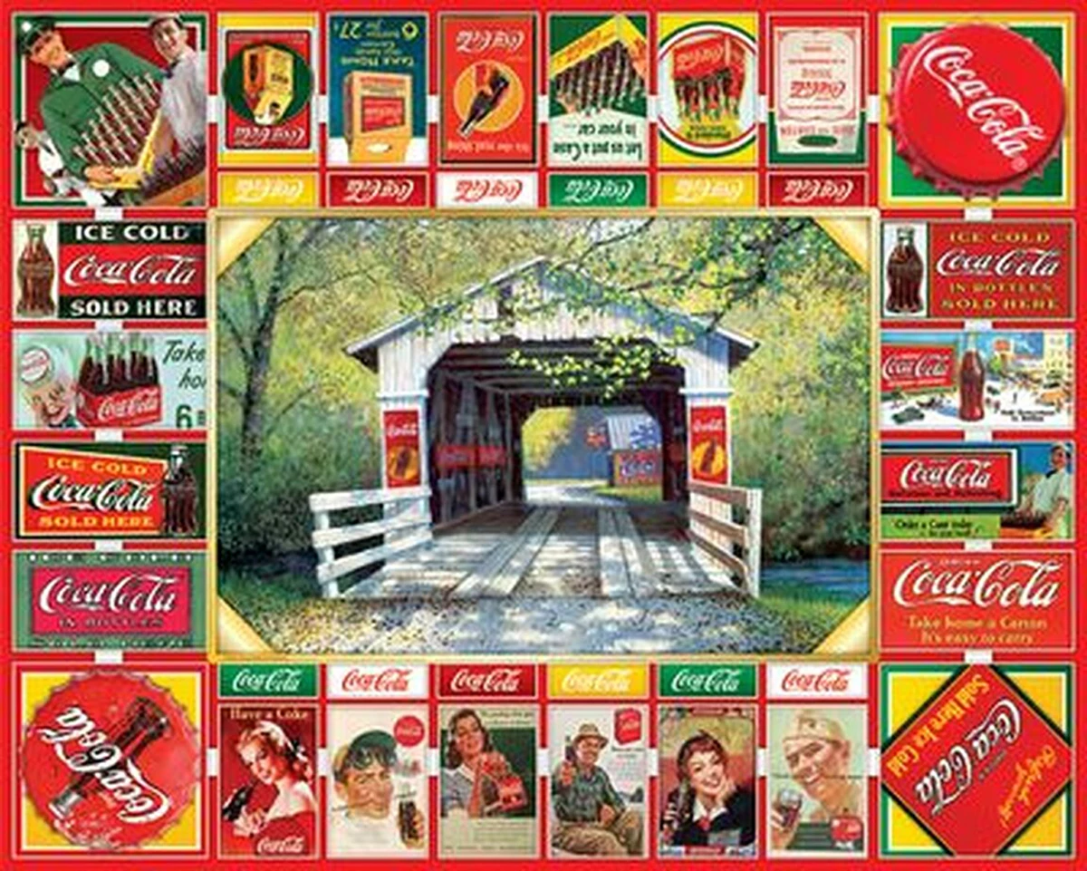 Promo π Springbok 1000 Pieces Coca Cola Gameboard π
