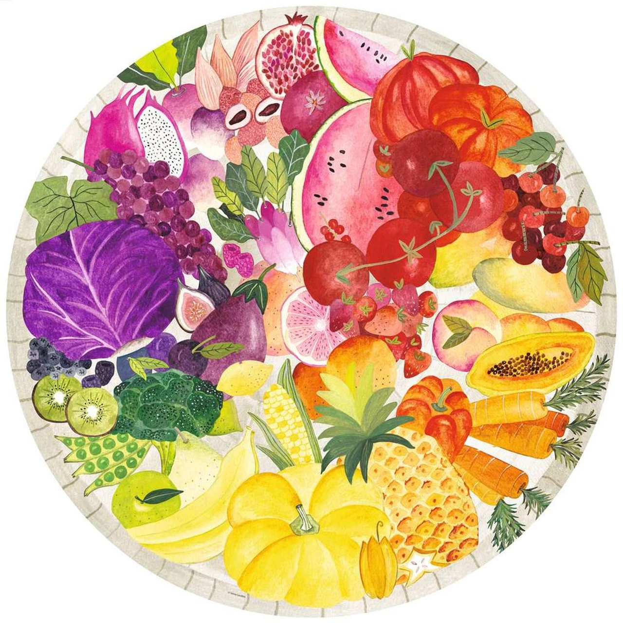 Coupon β¨ Ravensburger 500 Pieces Fruits And Vegetables π