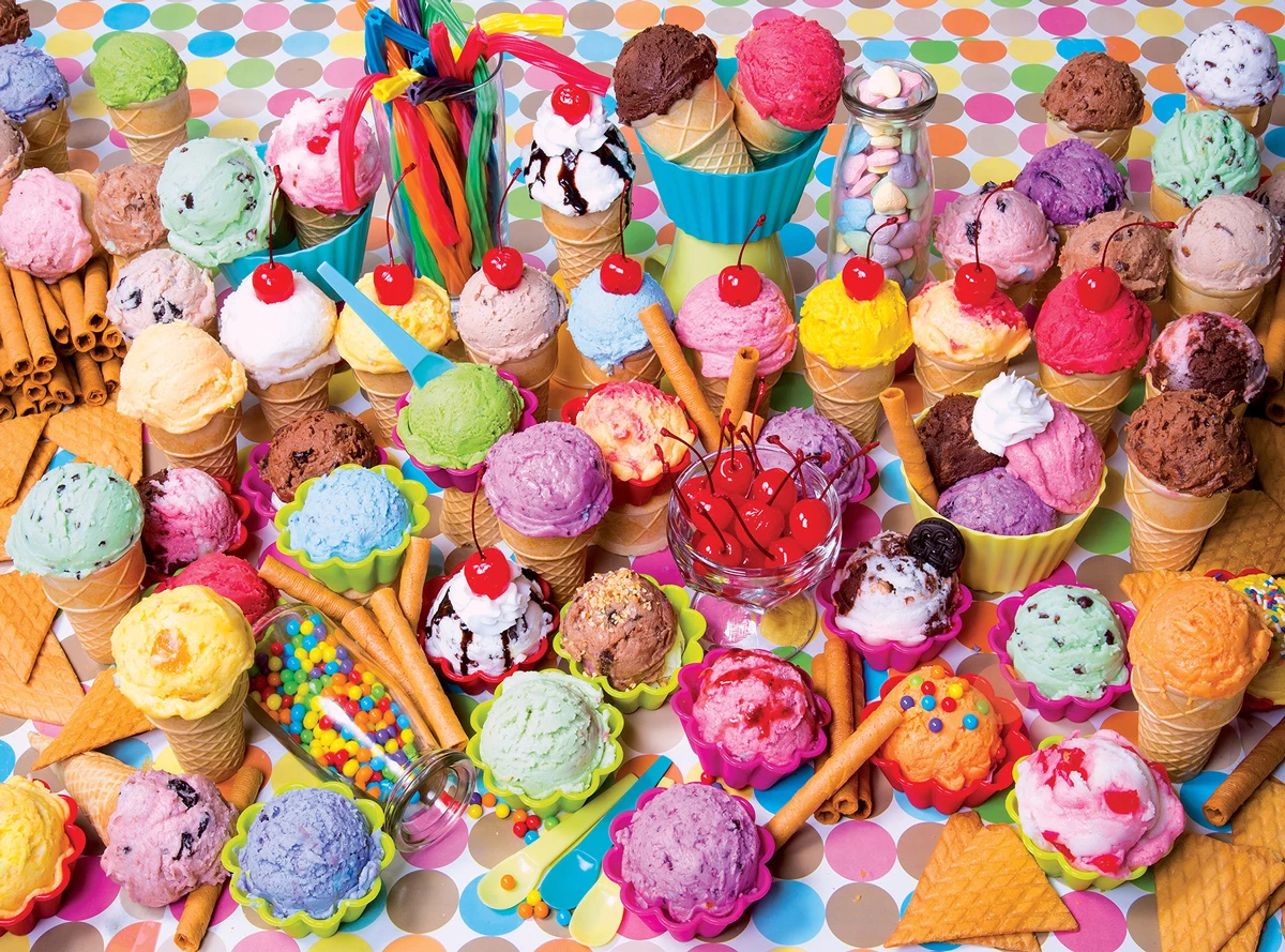 Best deal 🔔 Kodak 1000 Pieces Variety Of Colorful Ice Cream 🌟