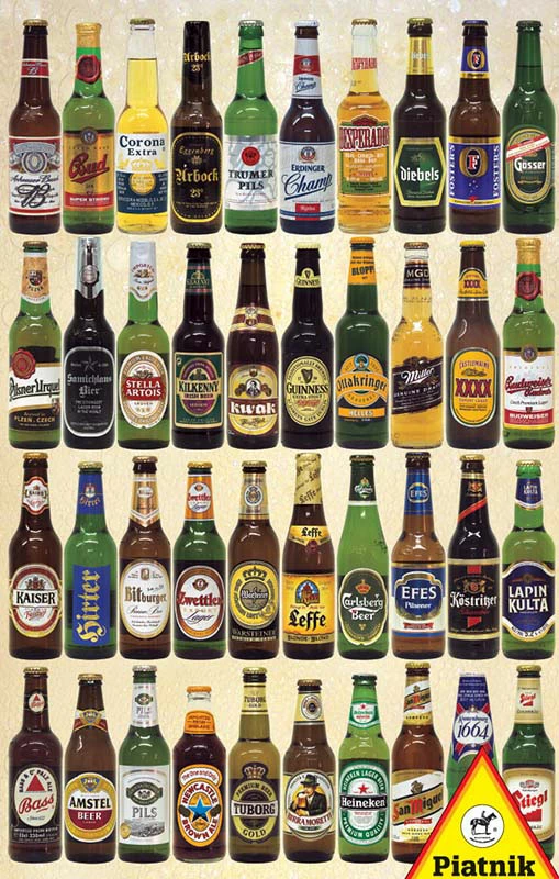 Cheapest π Piatnik 1000 Pieces Beer Bottles π