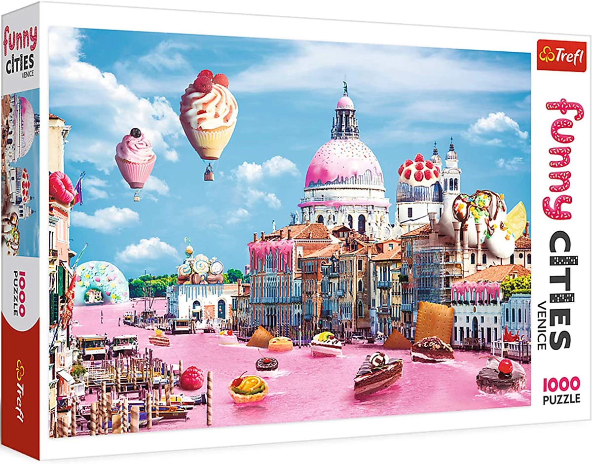 Promo ๐ Trefl 1000 Pieces Funny Cities - Sweets In Venice ๐ - Image 2