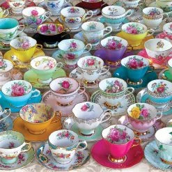 Deals 🧨 Eurographics 1000 Pieces Tea Cup Party 🔥