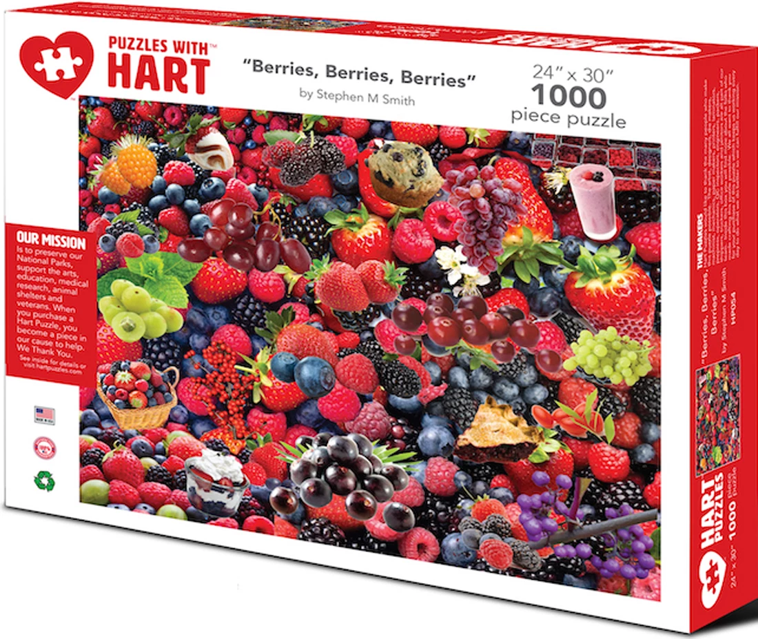 Buy 🛒 Hart Puzzles 1000 Pieces Berries, Berries, Berries ✔️ - Image 2