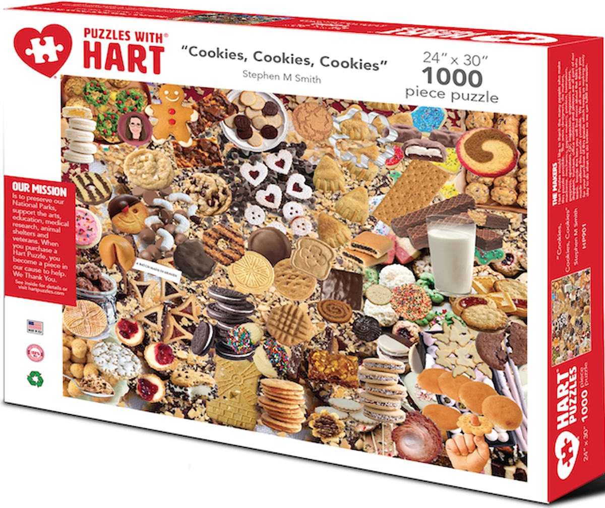 Wholesale ✨ Hart Puzzles 1000 Pieces Cookies, Cookies, Cookies 🔔 - Image 2