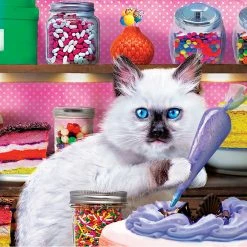 Brand new 🎁 MasterPieces 300 Pieces Kitten Cake Shop 👏