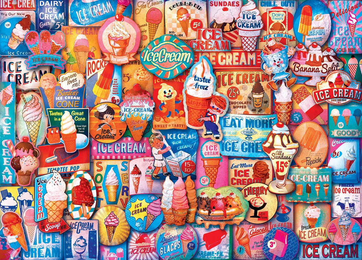 Cheapest π MasterPieces 1000 Pieces Ice Cream Treats π