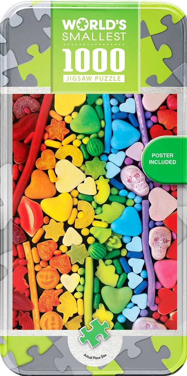 Deals 𧨠MasterPieces 1000 Pieces Worldβs Smallest Rainbow π¬ Candy Mini Puzzle π - Image 2