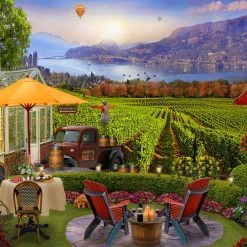 Best deal ✔️ Vermont 🎄 Christmas Company 1000 Pieces Wine Country 🔥