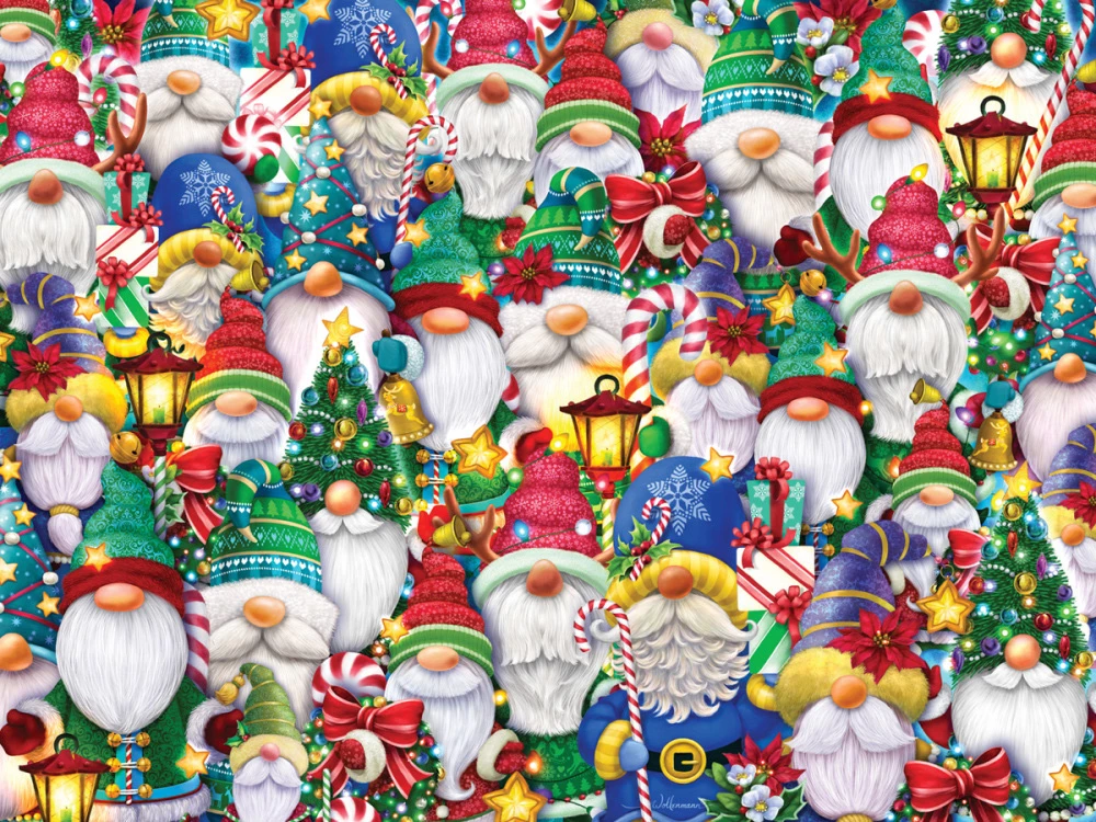 Budget 😀 Vermont 🎄 Christmas Company 550 Pieces 🎄 Christmas Gonks ✔️