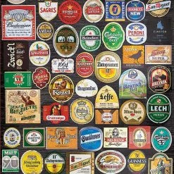 New 🎉 Educa 1500 Pieces Beer Labels Collage 🔔