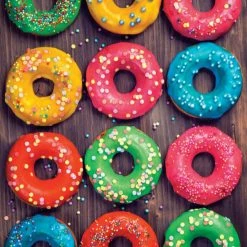 New ⭐ Educa 500 Pieces Colorful Donuts 🎉