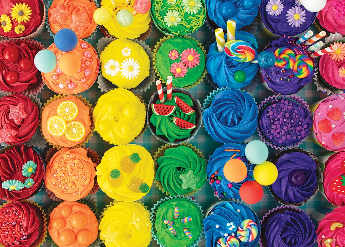 Best Sale โ๏ธ Colorcraft 1000 Pieces Cupcake Rainbow โญ