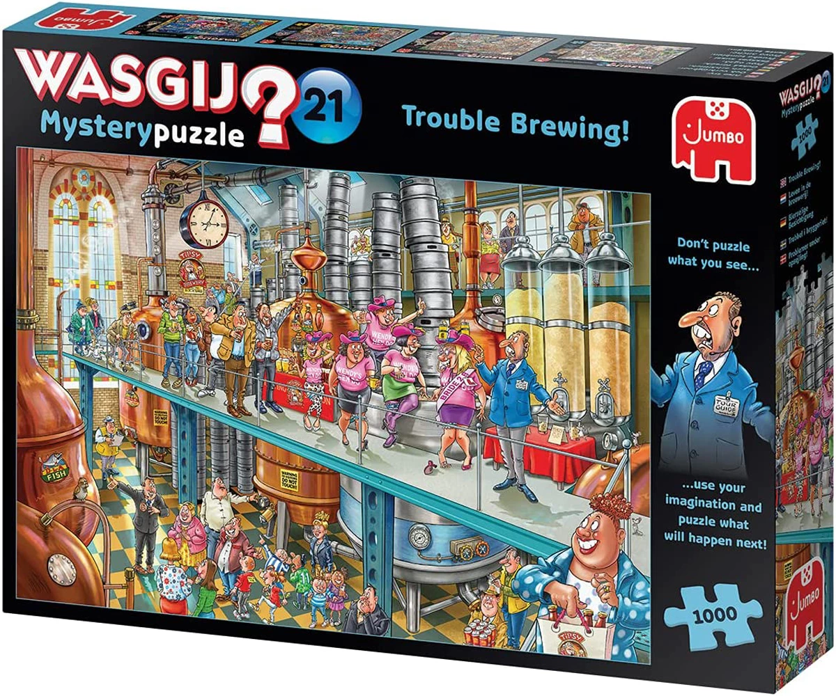 Best deal 🛒 Jumbo 1000 Pieces Wasgij Mystery 21: Trouble Brewing! ❤️ - Image 2