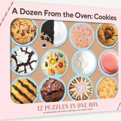 Best Pirce ๐ Chronicle Books 500 Pieces 12 Puzzles In One Box: A Dozen From The Oven: Cookies ๐
