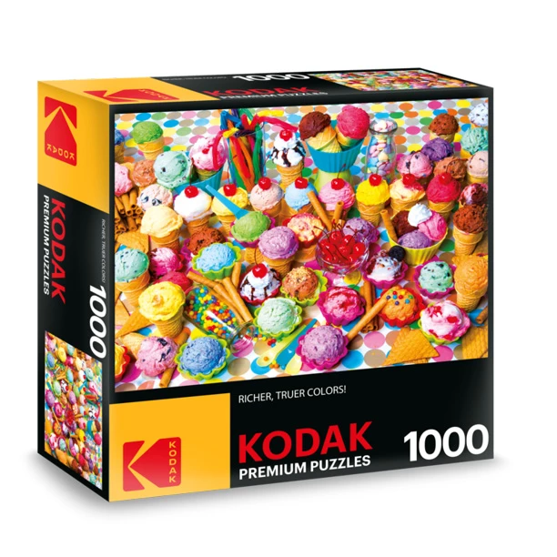 Best deal 🔔 Kodak 1000 Pieces Variety Of Colorful Ice Cream 🌟 - Image 2
