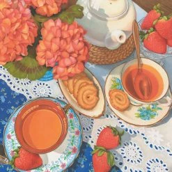 Brand new ๐ Karmin International 1000 Pieces Country Tea Time By Mardell Schuster ๐