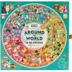 New 🌟 Professor Puzzle 1000 Pieces Around The World In 80 Drinks 🔔