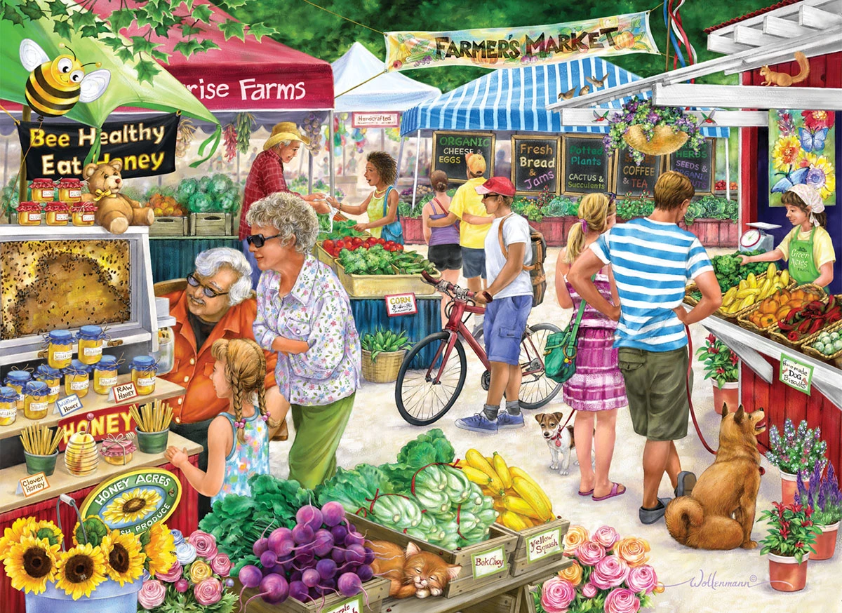 Coupon โ Vermont ๐
Christmas Company 1000 Pieces Farmer's Market ๐